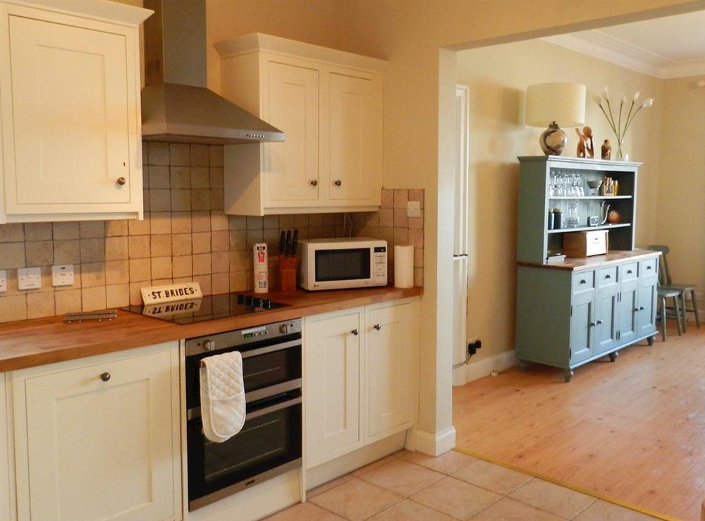 Kitchen at St Brides in Lamlash, Isle of Arran, Scotland