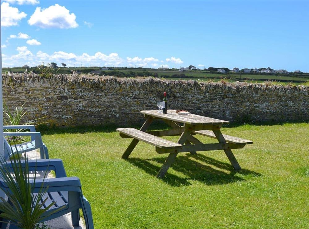 Delightful sitting out area (photo 2) at St Cadoc Cottage in Harlyn Bay, near Padstow, Cornwall
