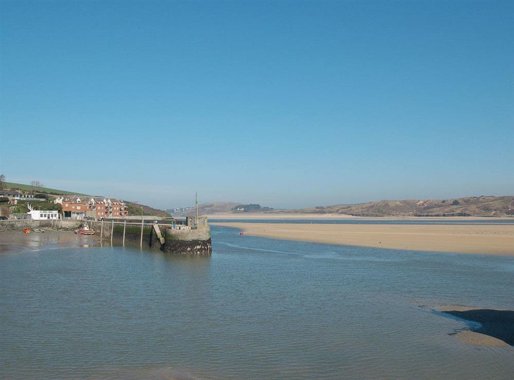 Padstow Harbour at St Cadoc Cottage in Harlyn Bay, near Padstow, Cornwall