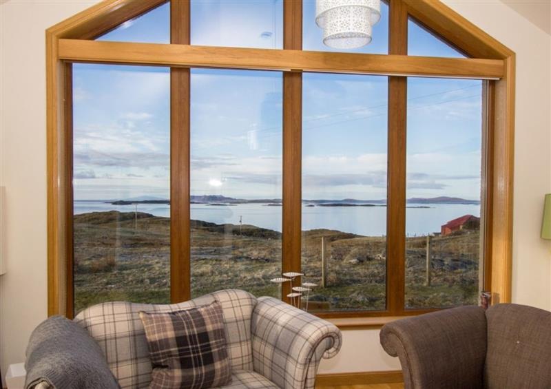 Enjoy the living room at St Clements View, Leverburgh