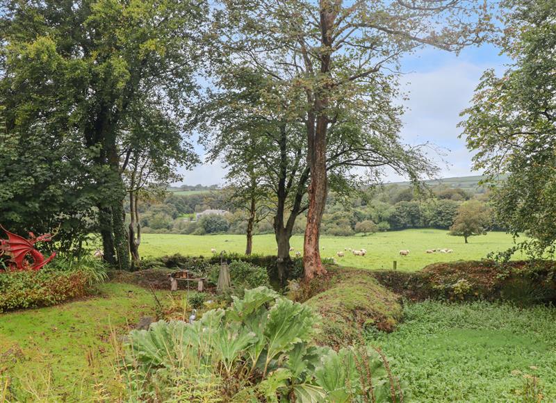 The setting of St Dogwells Barn