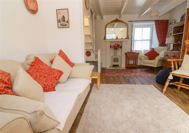 This is the living room at St. Dominic Cottage, St Ives