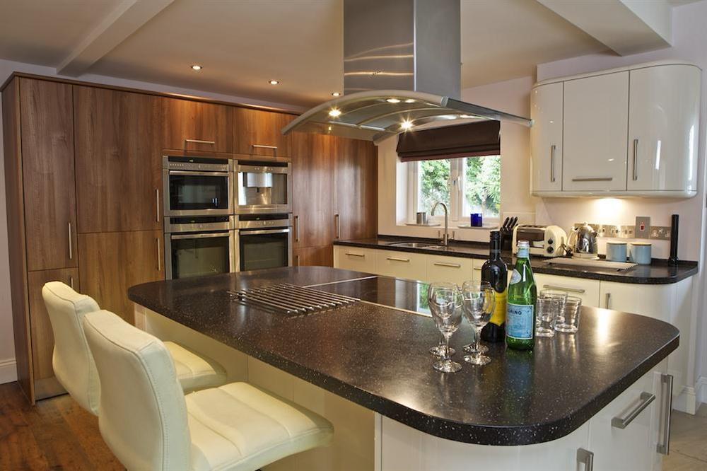 Fully refurbished kitchen at St Elmo Lodge in Sandhills Road, Salcombe