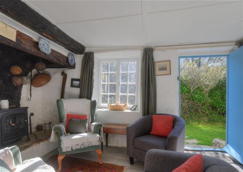 Relax in the living area at St Gabriels Cottage, Chideock