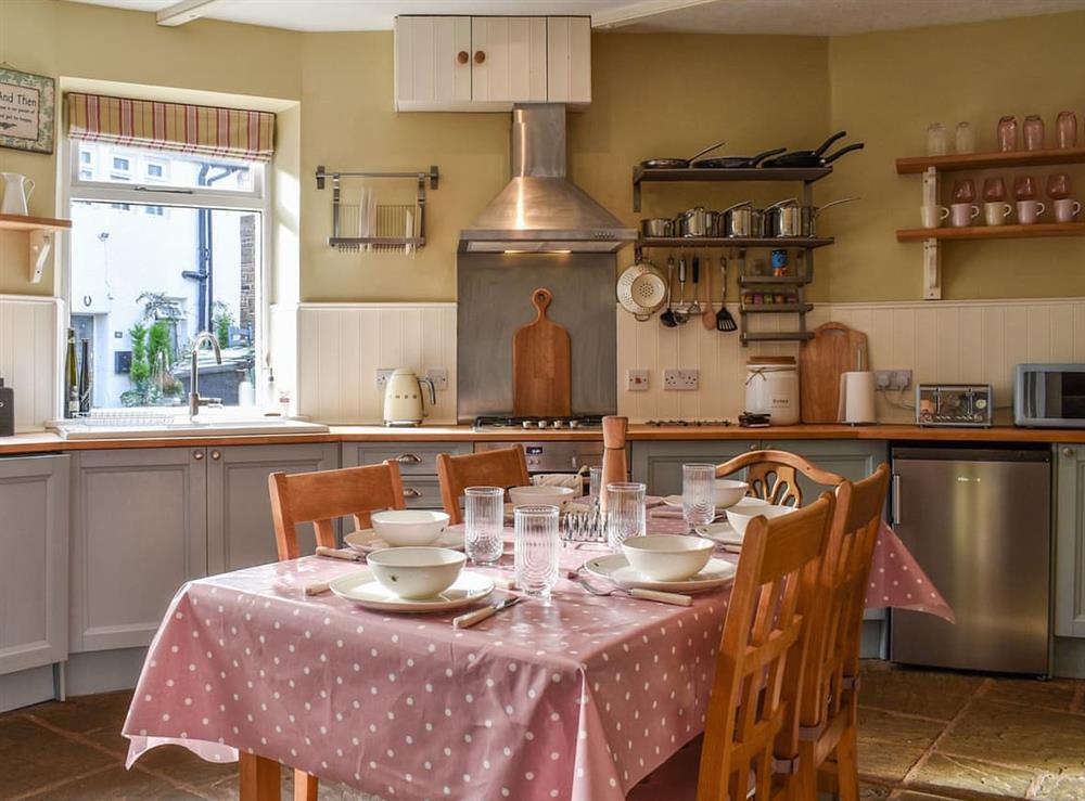 Kitchen/diner at St. Georges Cottage in Holmfirth, West Yorkshire