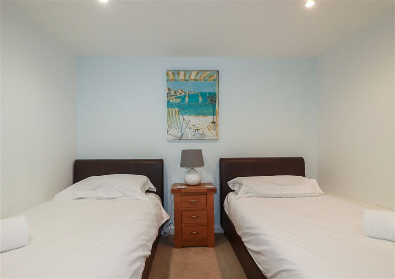 One of the 2 bedrooms at St Georges, Padstow