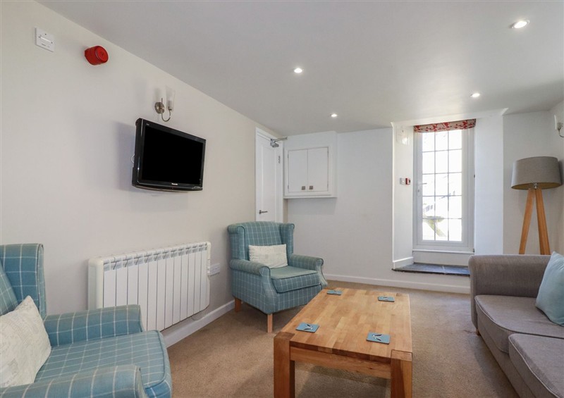 The living area at St Georges, Padstow