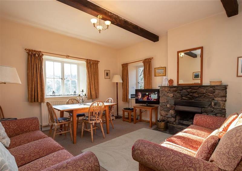 This is the living room at St Giles, Elterwater near Chapel Stile