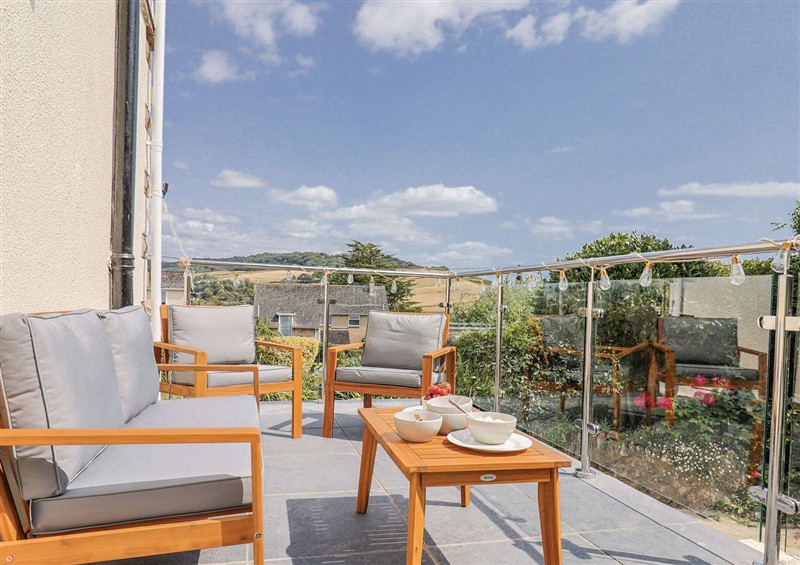 The patio in St Helena at St Helena, Charmouth