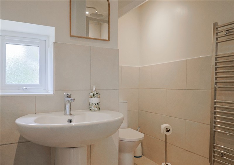 This is the bathroom at St Helena, Charmouth