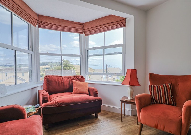 This is the living room at St Helena, Charmouth