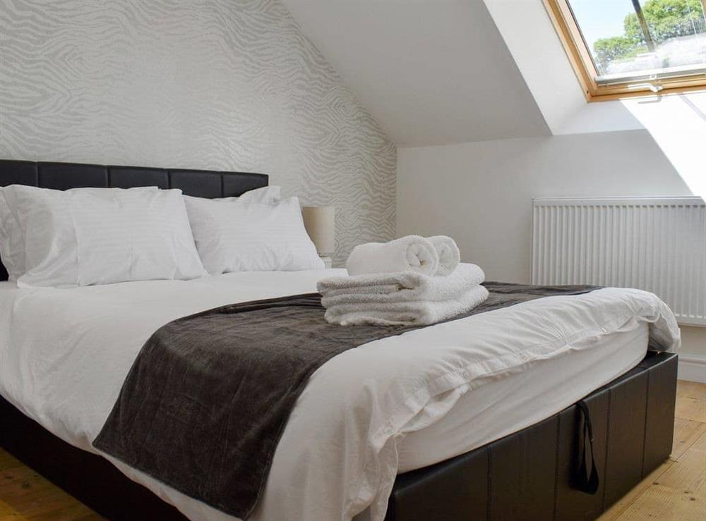 Comfortable double bedroom at St Hildas Rest in Hinderwell, near Staithes, North Yorkshire