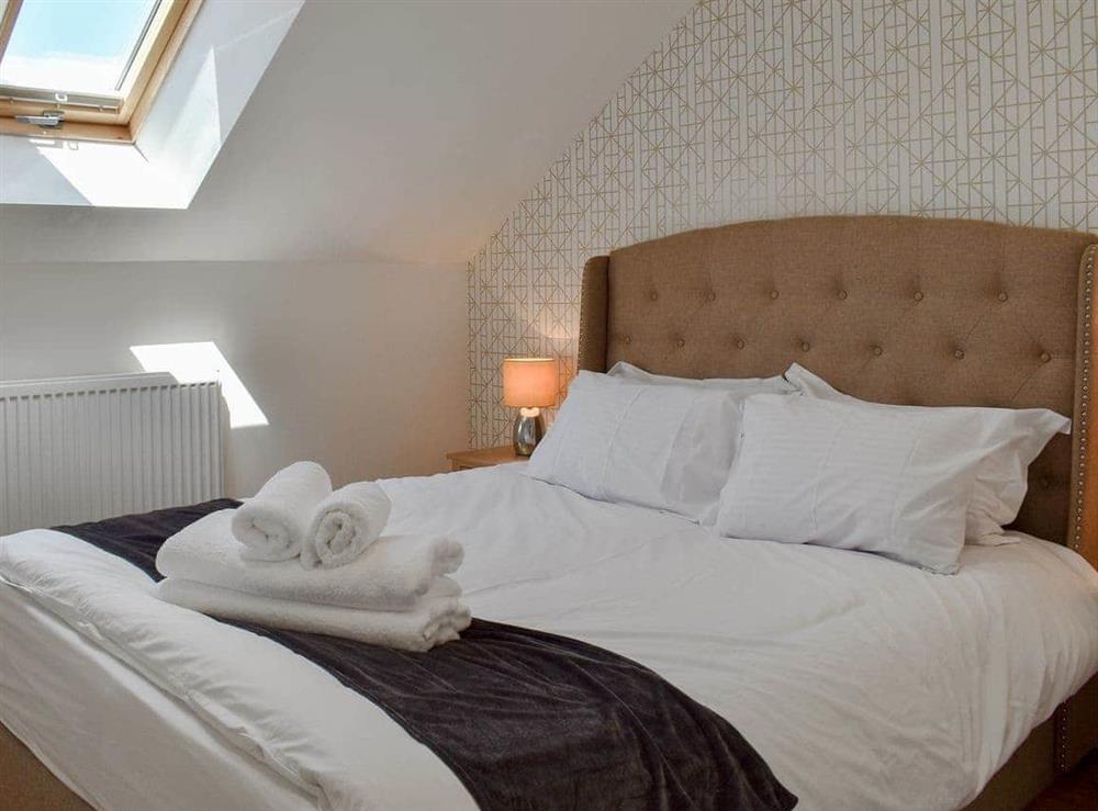 Double bedroom at St Hildas Rest in Hinderwell, near Staithes, North Yorkshire