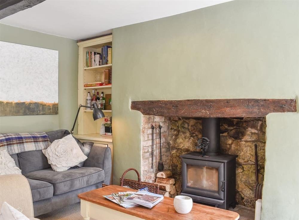 Living room at St James Cottage in Shaftersbury, Dorset