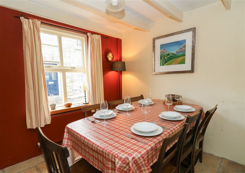 The dining room at St Johns House, Newport