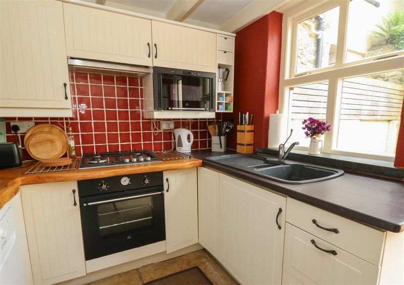 The kitchen at St Johns House, Newport
