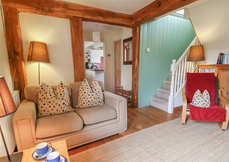 The living room at St Johns House, Newport