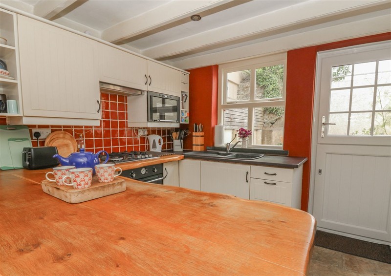 This is the kitchen at St Johns House, Newport