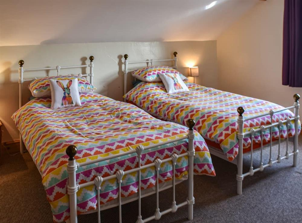 Twin bedroom at St Judes in Mundesley, near North Walsham, Norfolk