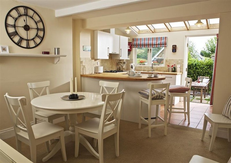 The dining room at St Leonards, Salcombe