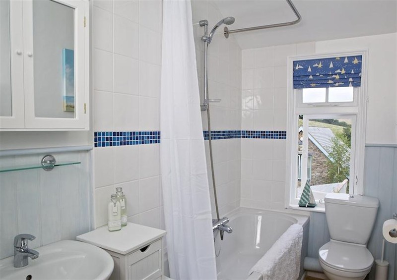 This is the bathroom at St Leonards, Salcombe