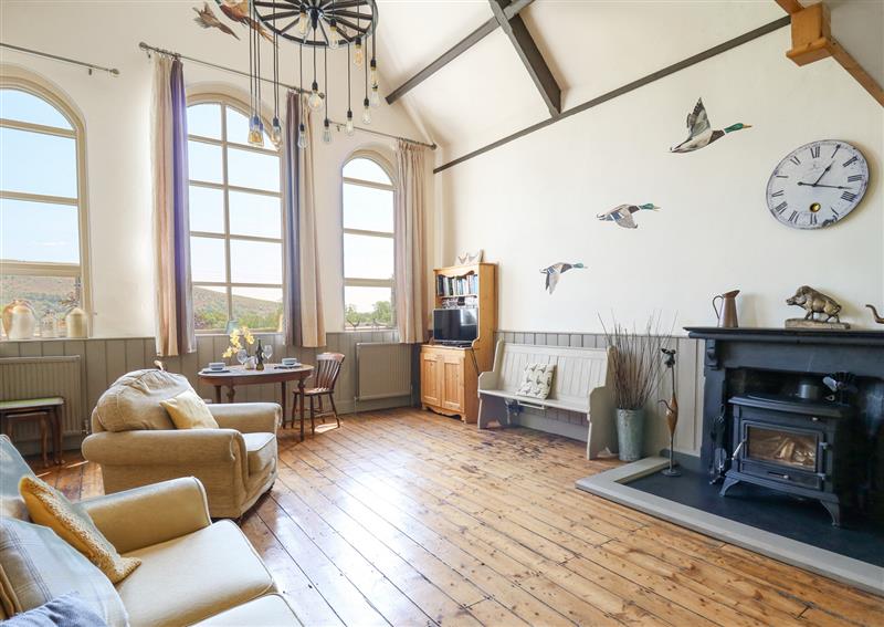 Relax in the living area at St. Marks School House, Nant-Glas near Rhayader