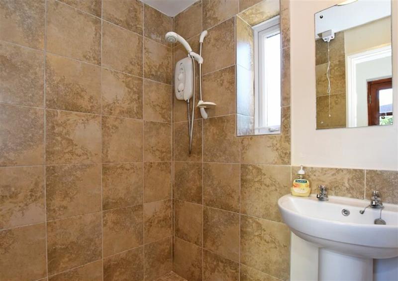 This is the bathroom at St Marys Cottages No4, Low Newton-by-the-Sea
