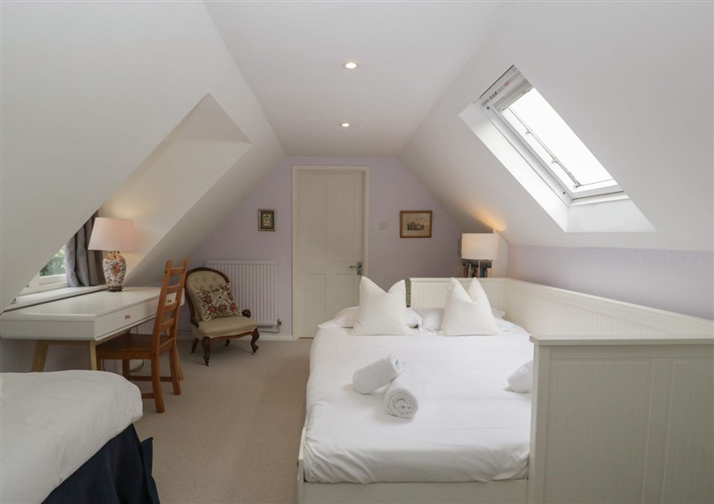 A bedroom in St. Mary's House at St. Marys House, Church Westcote near Bourton-On-The-Water
