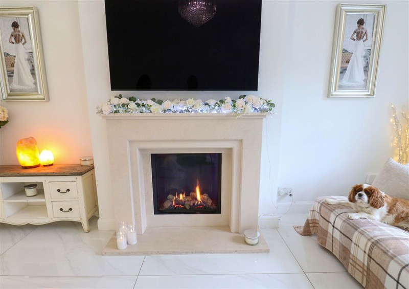 The living room at St Marys House, Greenfield