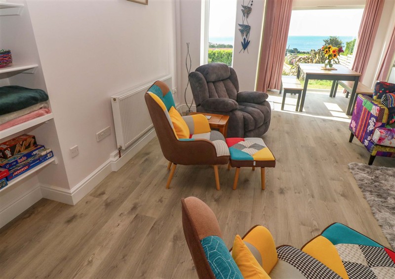 The living room at St Marys, Praa Sands