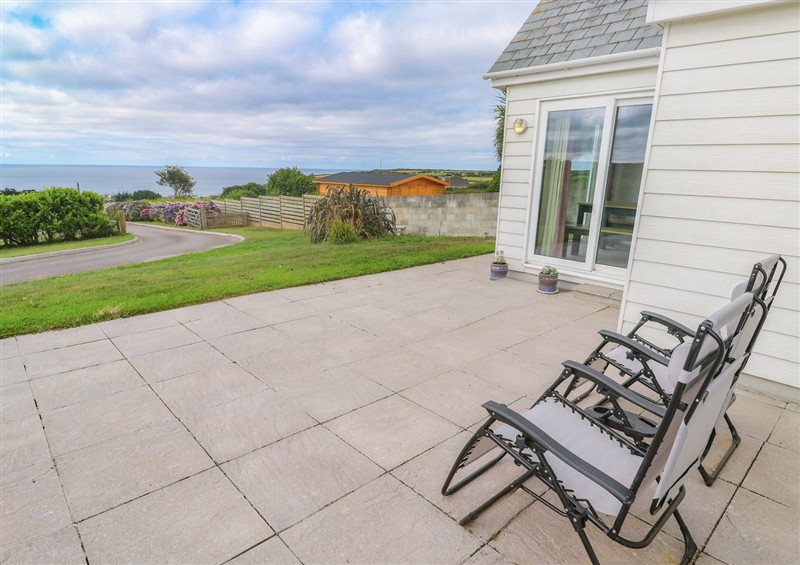 The patio at St Marys, Praa Sands