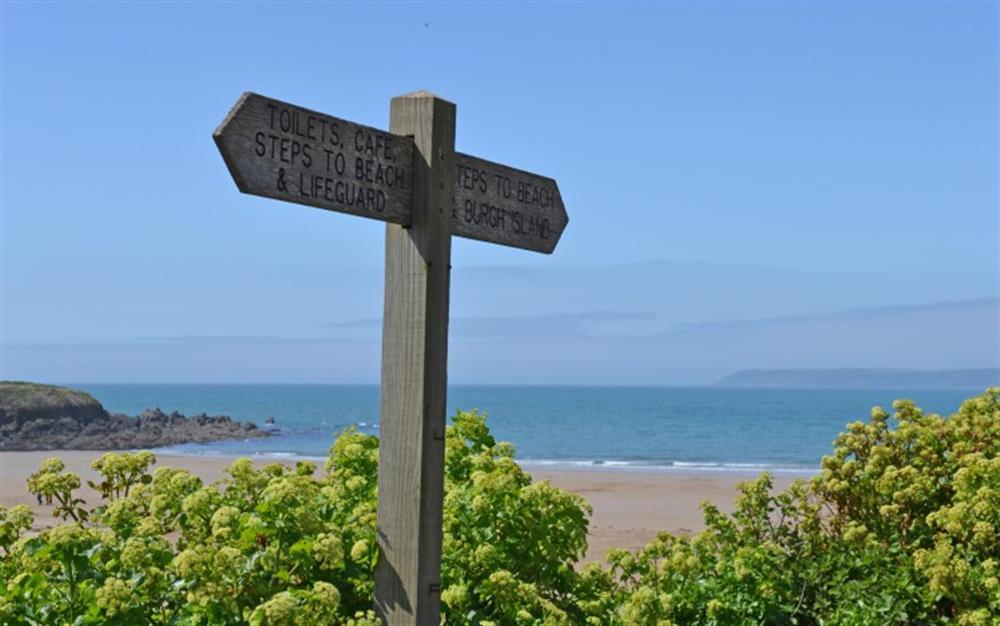 The coast path.  at St Michaels in Bigbury-On-Sea