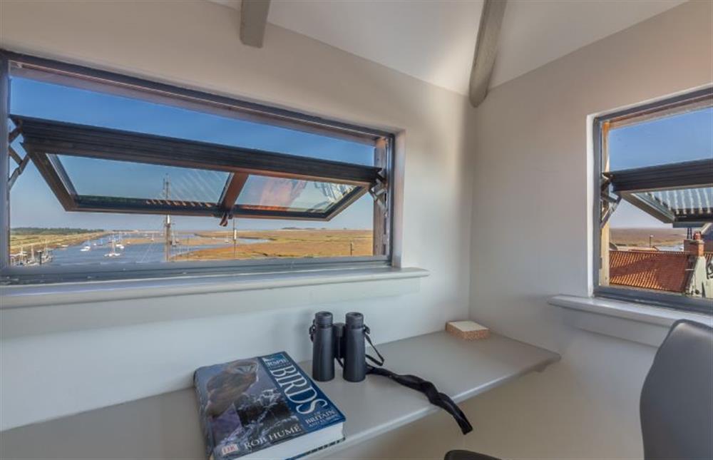 Lookout tower offers stunning marsh and sea views at St Michaels Cottage, Wells-next-the-Sea