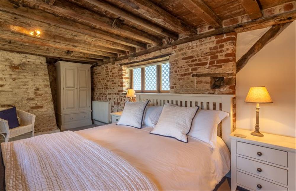 Second floor: Master bedroom at St Michaels Cottage, Wells-next-the-Sea