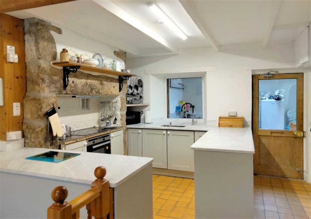 Kitchen at St Michaels Farmhouse in Penzance