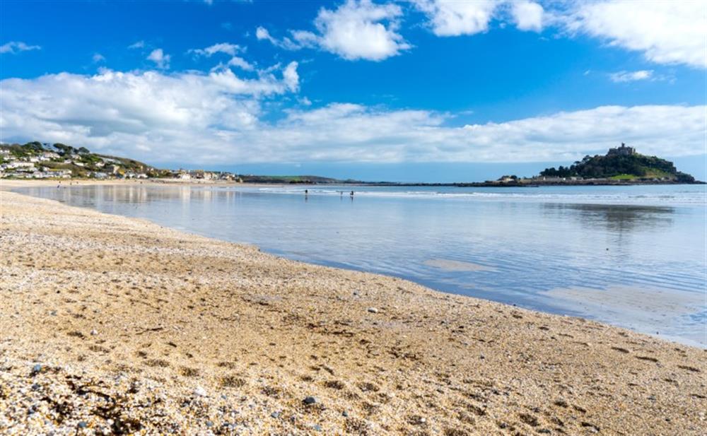 Marazion, just a short drive away, has a sandy beach plus plenty of renowned restaurants and cafes. at St Michaels Farmhouse in Penzance