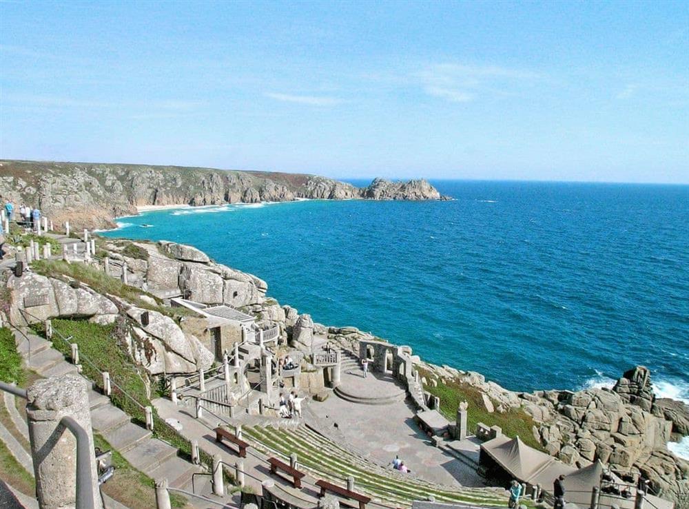 Minack Theatre at St. Michaels Mount View in Newlyn, Cornwall