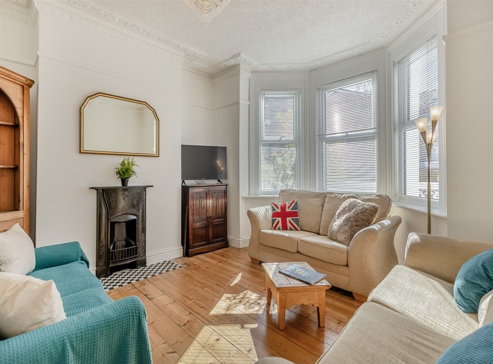 Living room at St Mildred’s Villa in Ramsgate, Kent