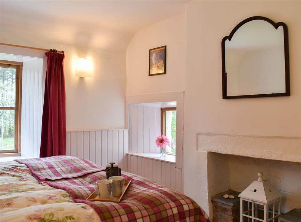 Delightful bedroom with double bed at St Orans in Dunphail, near Forres, Highlands, Morayshire