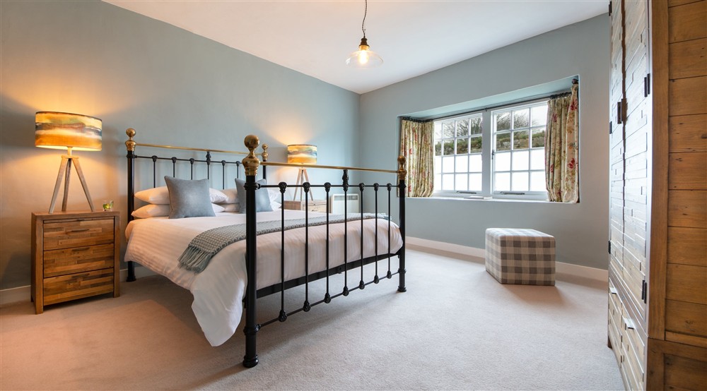 The double bedroom at St Oswalds Cottage in Berwick-upon-tweed, Northumberland