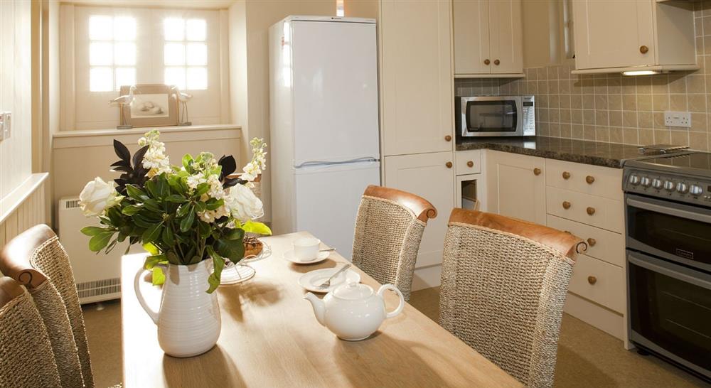 The kitchen at St Oswalds Cottage in Berwick-upon-tweed, Northumberland