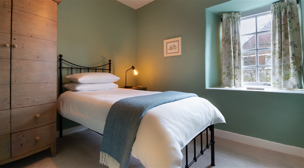 The single bedroom at St Oswalds Cottage in Berwick-upon-tweed, Northumberland