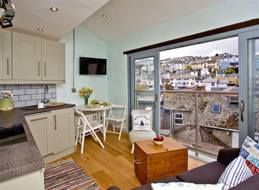 Open plan living space at St Pete's Nest in , Brixham