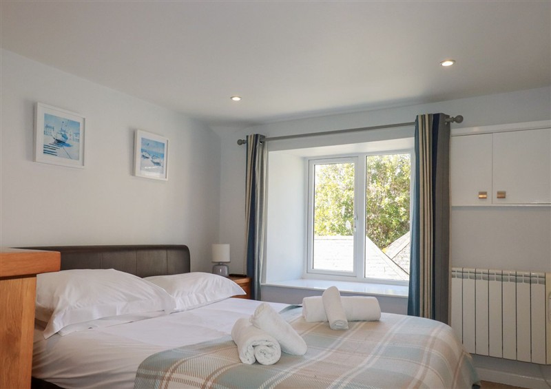 One of the bedrooms at St Saviours, Padstow