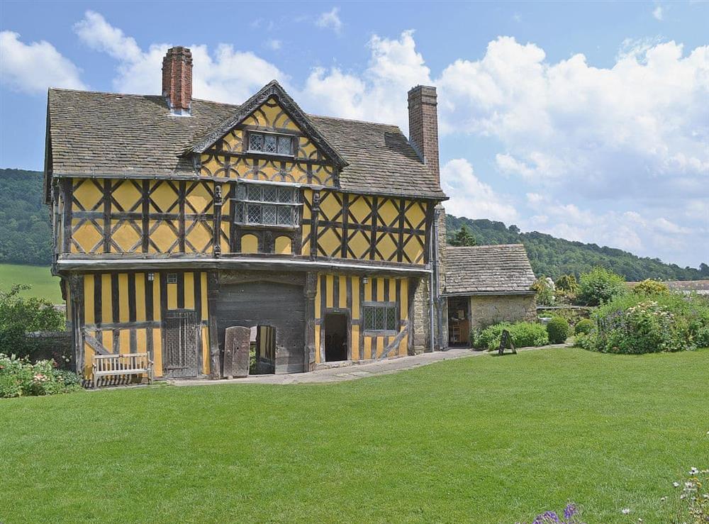Stokesay Castle at St Vincent in Broome, near Church Stretton, Shrops., Shropshire