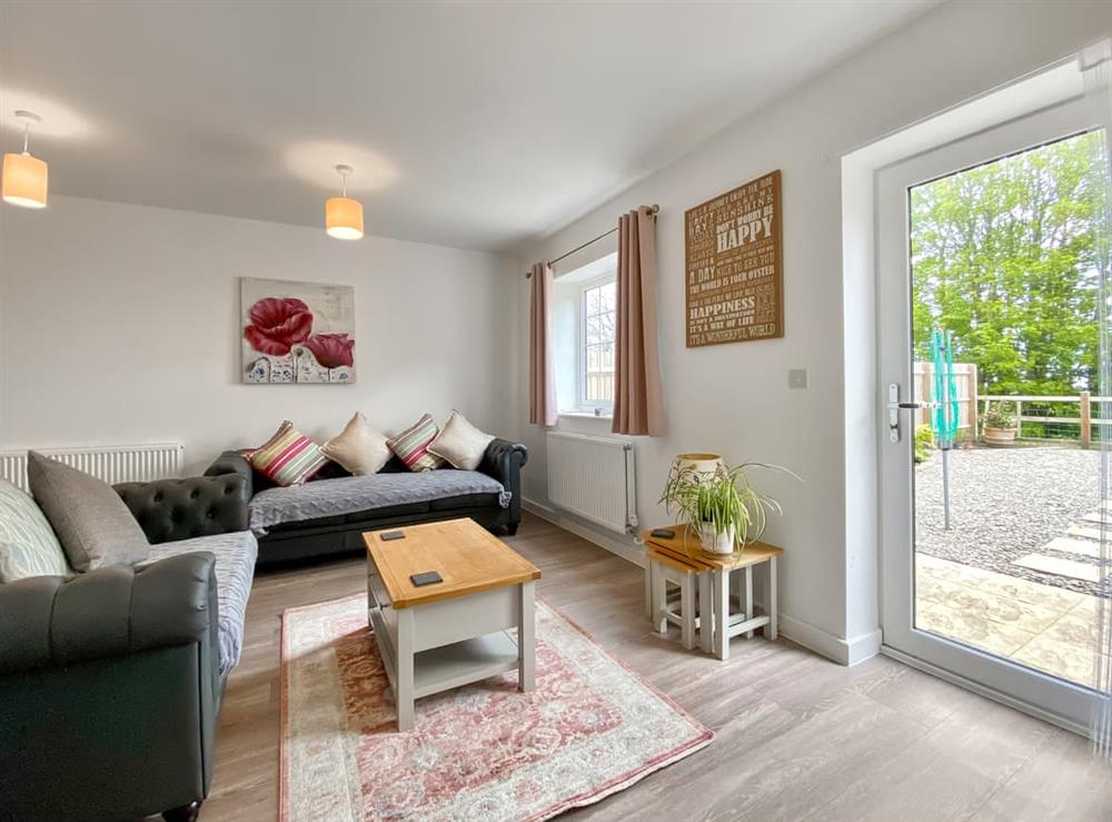 Living area at St. Wulfstan House in Hawkesbury Upton, Badminton, Avon