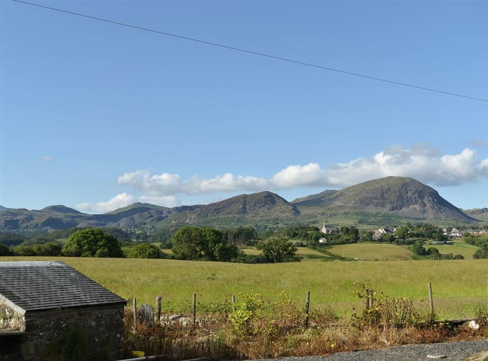 View at Stabal Rhoswen in Cwm Cyfnal, Gwynedd