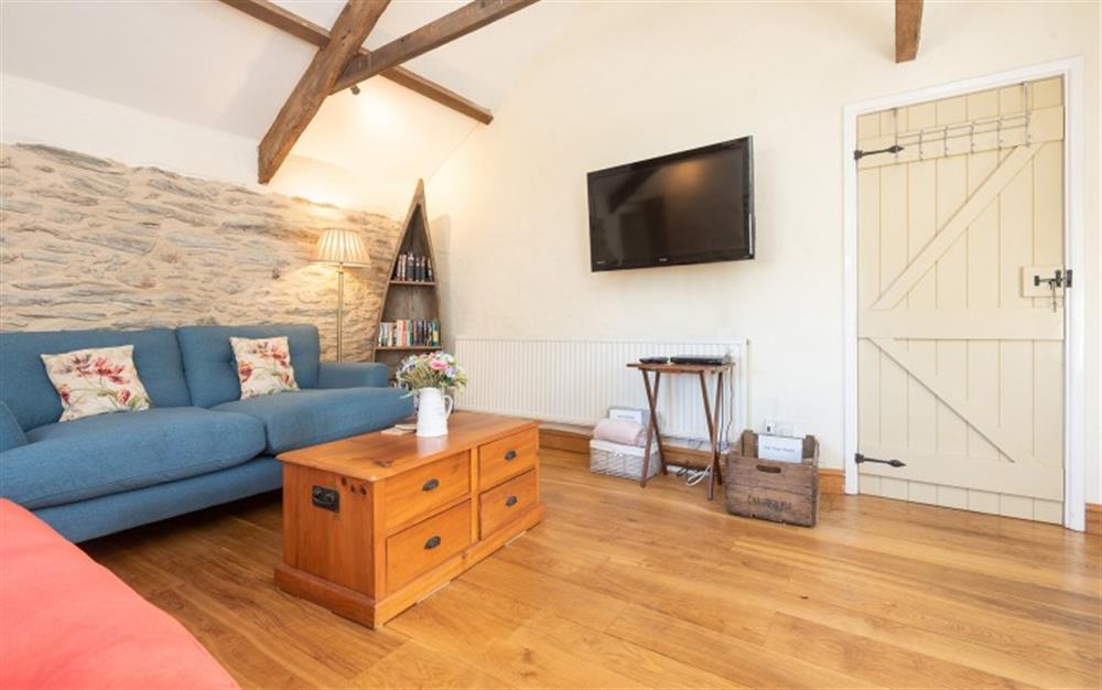 Cosy and relaxing lounge at Stable Barn Cottage in East Prawle