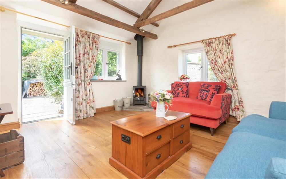 Perfect for cosy winter days in or escaping the heat of summer. at Stable Barn Cottage in East Prawle