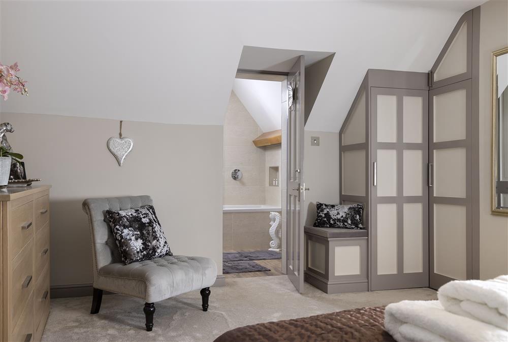 First floor: Bedroom one  at Stable Barn, Little Rissington